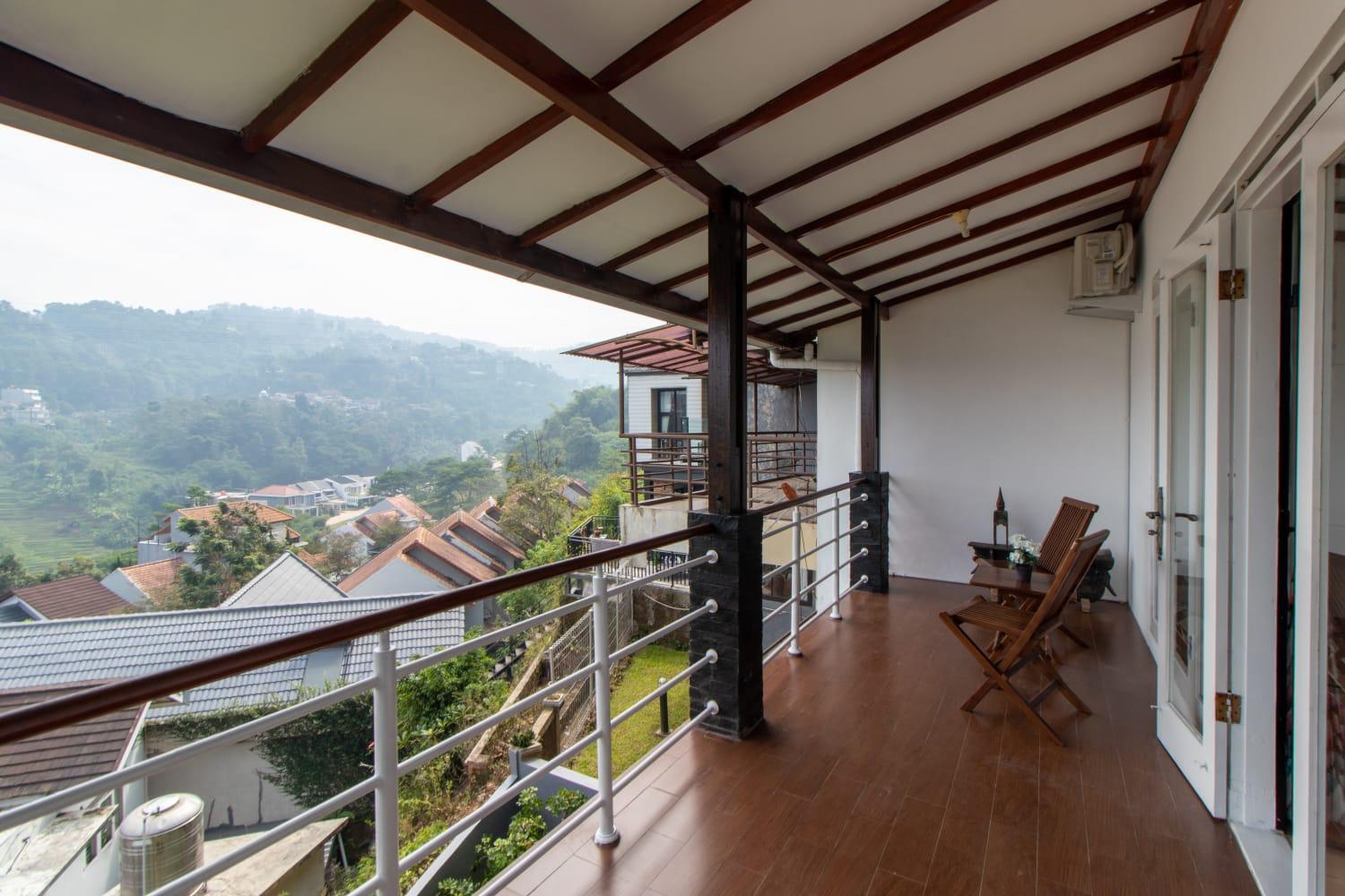 Villa Keluarga Syariah Resor Dago Pakar Bandung - View Bukit Ngoại thất bức ảnh